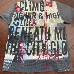 Cirque du Soleil vintage y2k AOP shirt